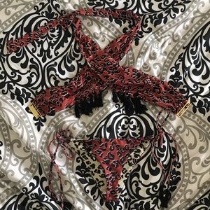 Beach Riot leopard print bikini